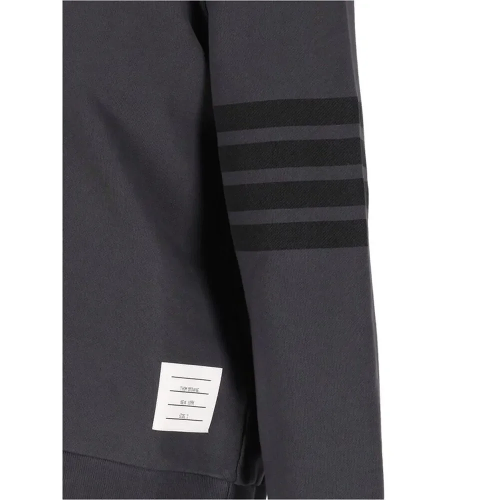 Thom Browne Men 4 Bar Cotton Jersey Sweatshirt